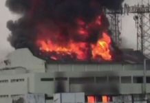 Andhra Pradesh: Fire breaks out at Sri Kanya Cinema Hall in Visakhapatnam, fire tenders rushed to the spot