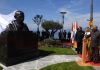 President Ram Nath Kovind unveils statue of Mahatma Gandhi at Villeneuve, Switzerland