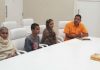 Kamlesh Tiwari’s family meets UP CM Yogi Adityanath at his residence