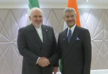 External Affairs Minister Dr S Jaishankar meets Iran Foreign Minister Javad Zarif on sidelines of Raisina Dialogue