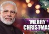 PM Narendra Modi greets people on the eve of Christmas