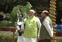 PM Modi plants Peepal sapling on World Environment Day
