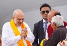 Amit Shah arrives in Leh for two-day Ladakh visit